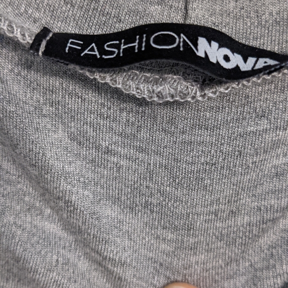 Fashion Nova Grey Jumpsuit - Picture 2 of 3